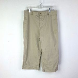 Ralph Lauren Women's Tan Cropped Pants